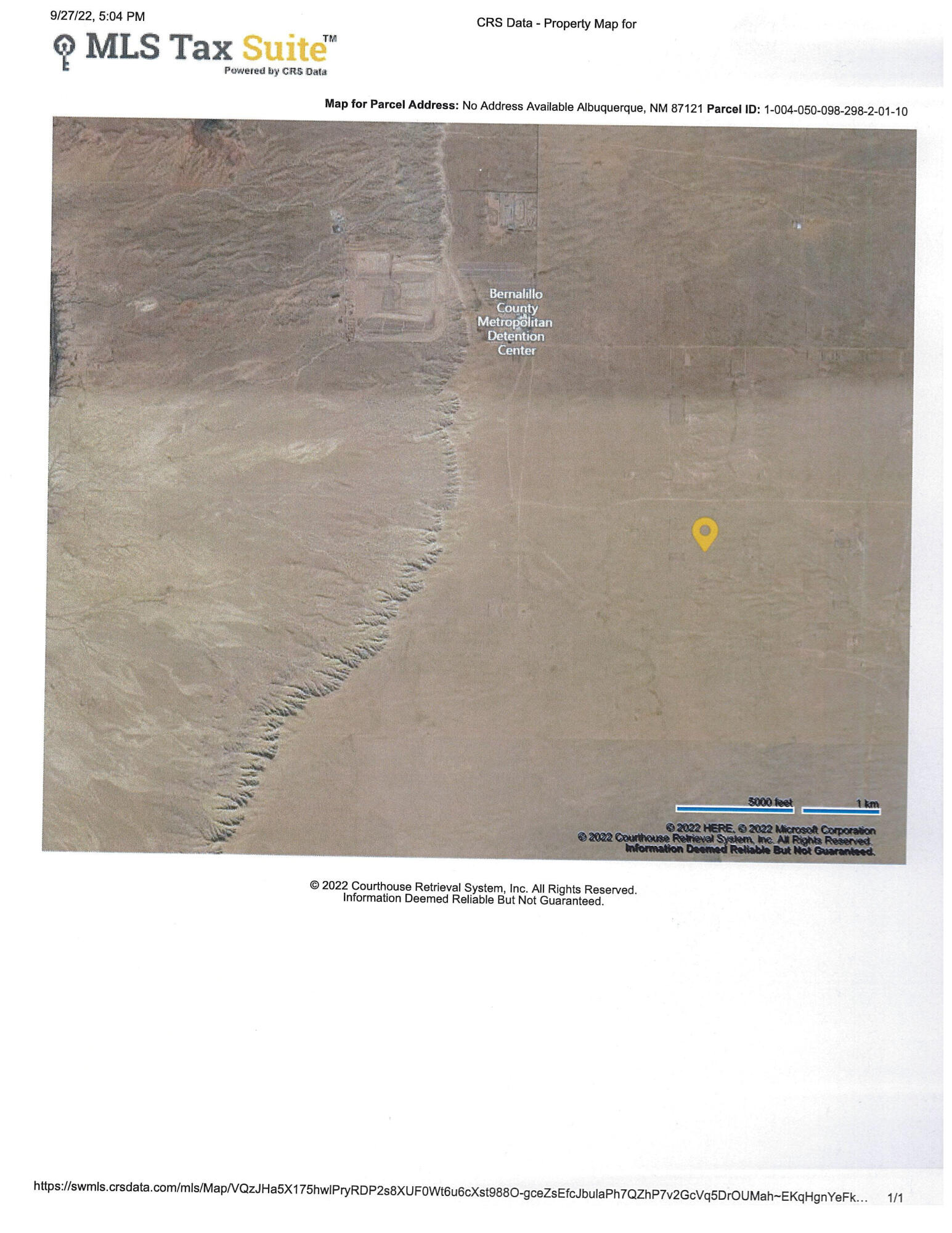 Photo 8 —  Off Pajarito (N96,97) Road SW