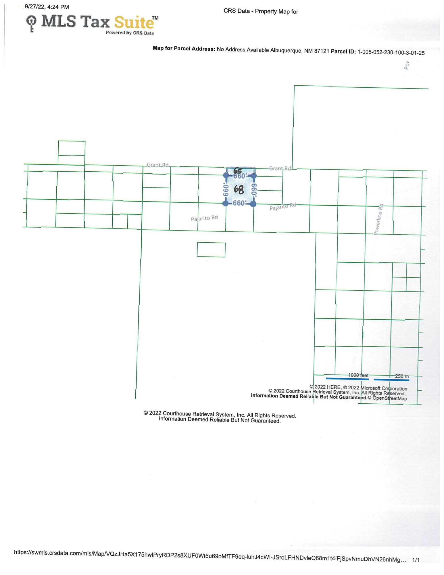  Off Pajarito (N68,65) Road SW