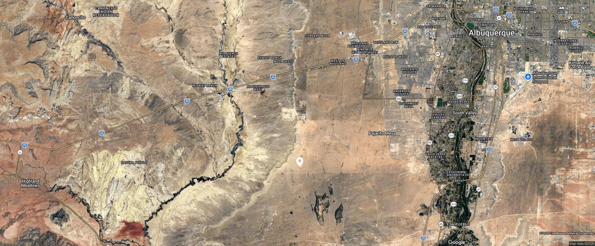 Photo 3 —  Off Pajarito (N133,134,135) Road SW