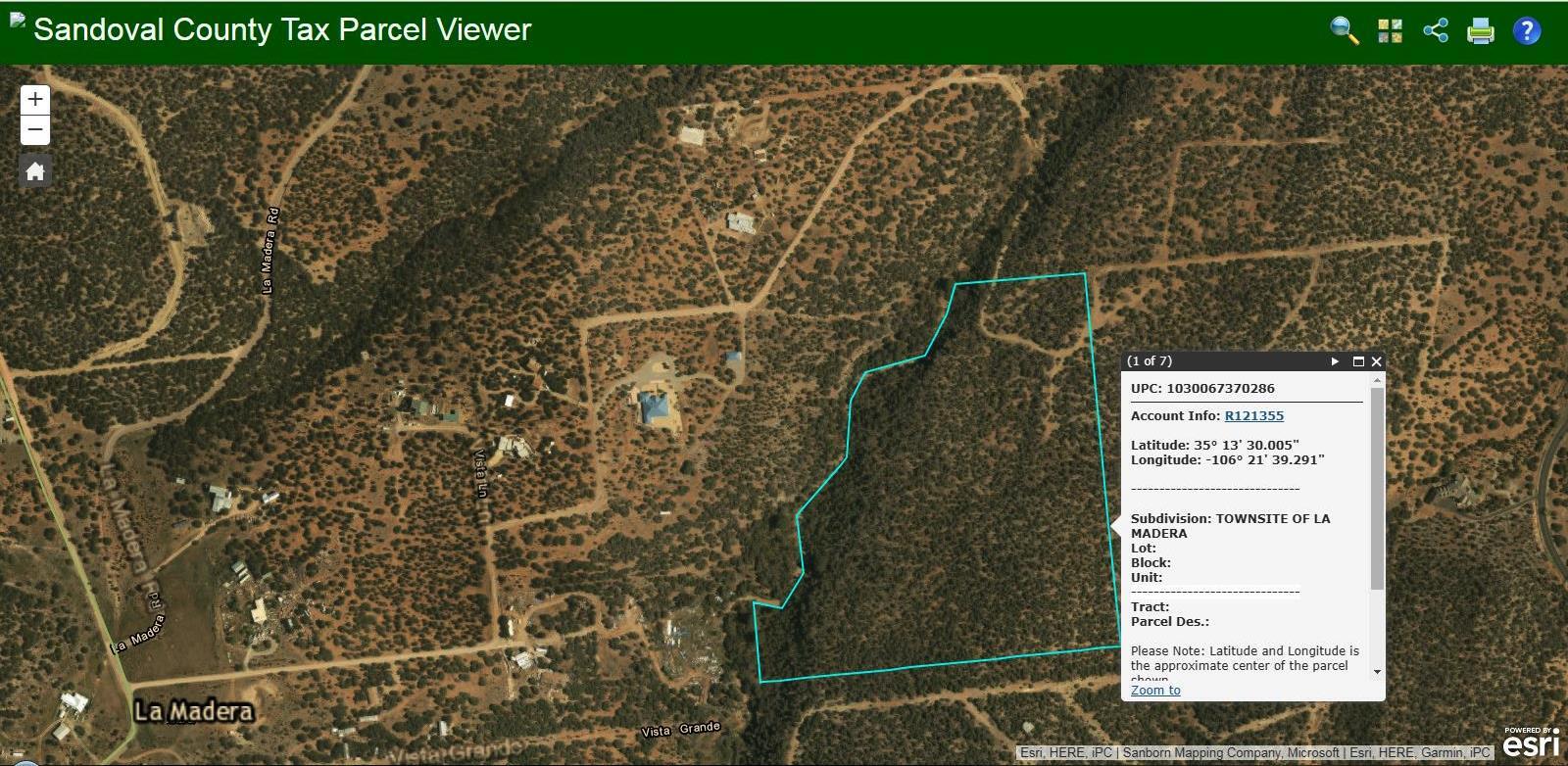 Photo 2 —  TOWNSITE OF LA MADERA PG: 0 A