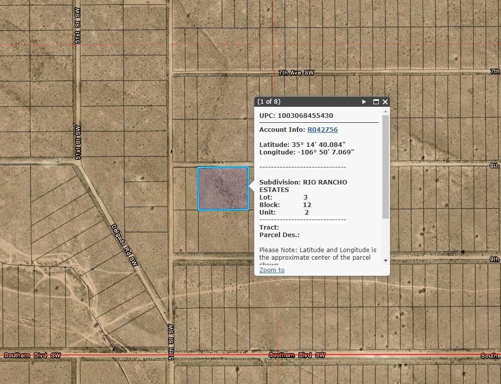 0000 8th Avenue SW, Rio Rancho, NM 87124