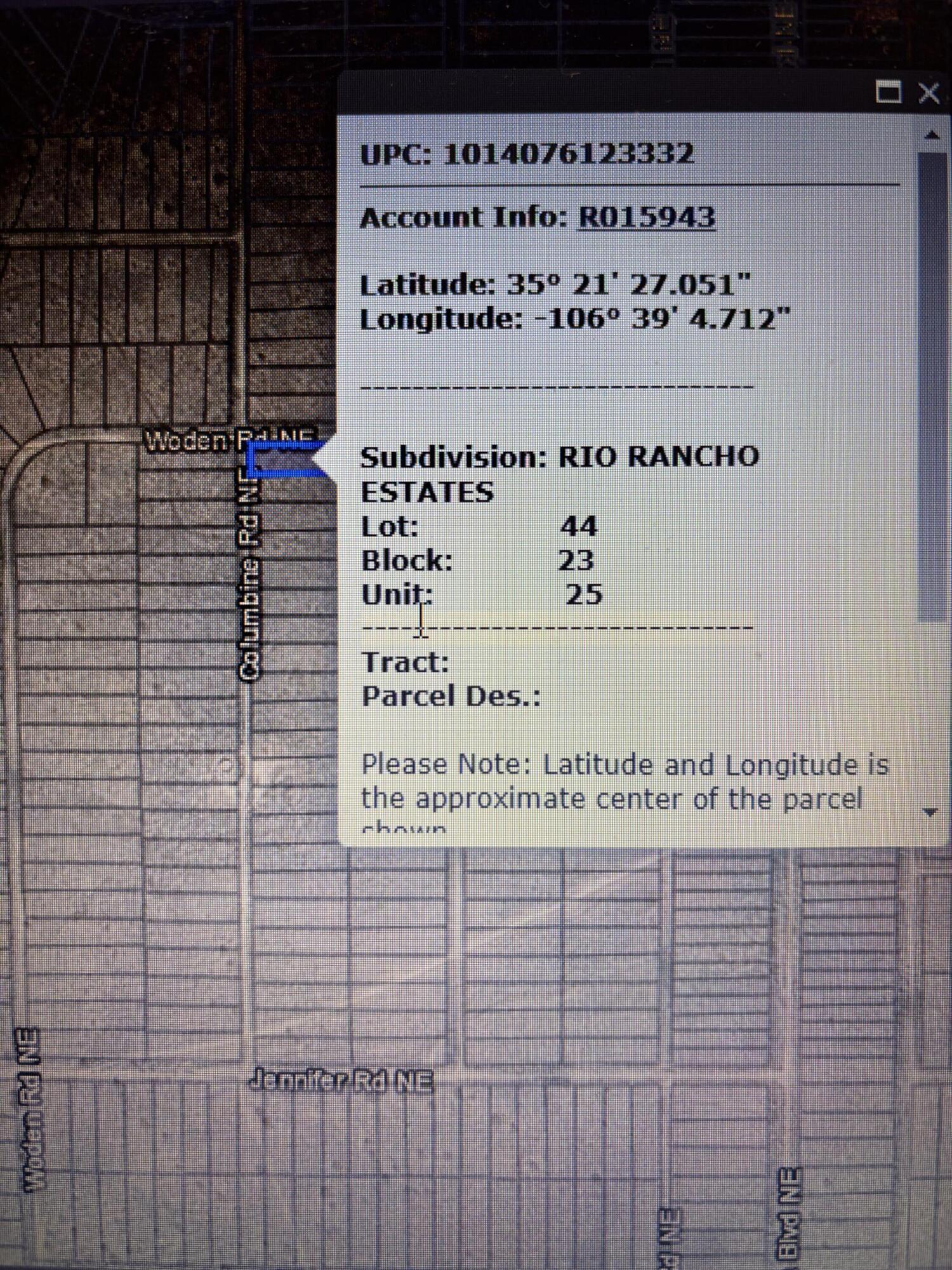 xx Columbine Road NE 25, Rio Rancho, NM 87144
