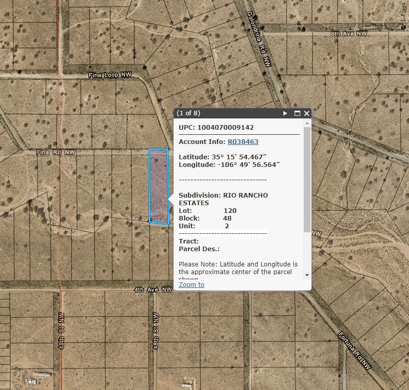 0 Fina Road NW, Rio Rancho, NM 87124