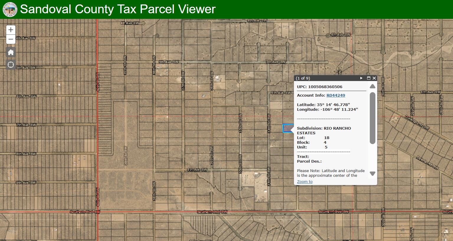 4 Lots 33rd Street SW, Rio Rancho, NM 87124