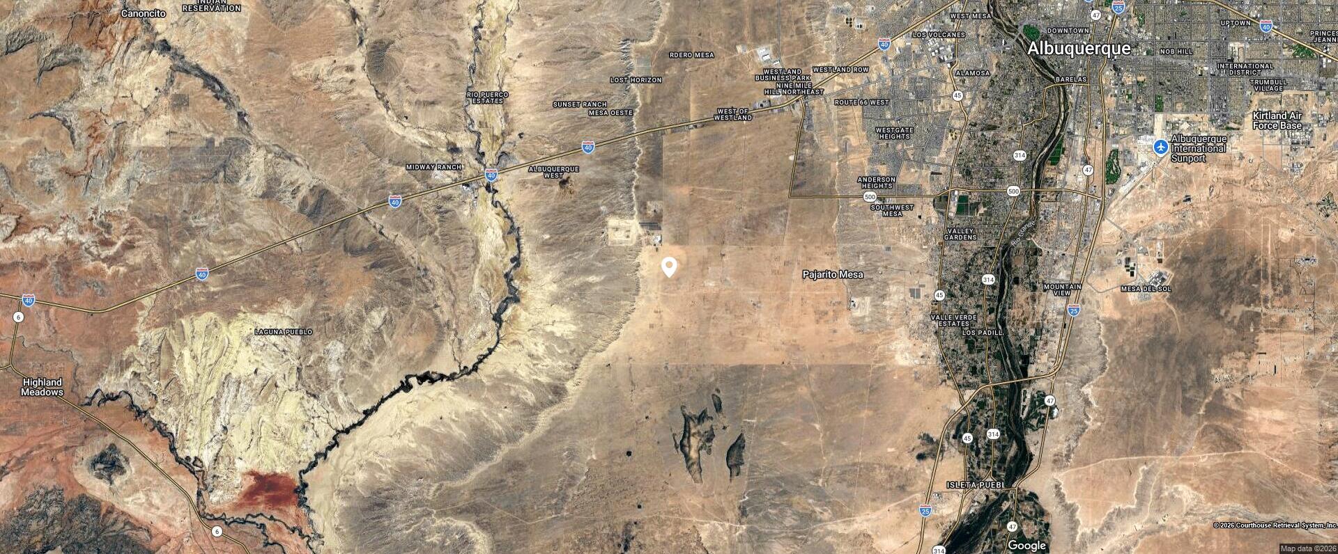 Photo 2 —  Off Pajarito (PRT20) Road SW