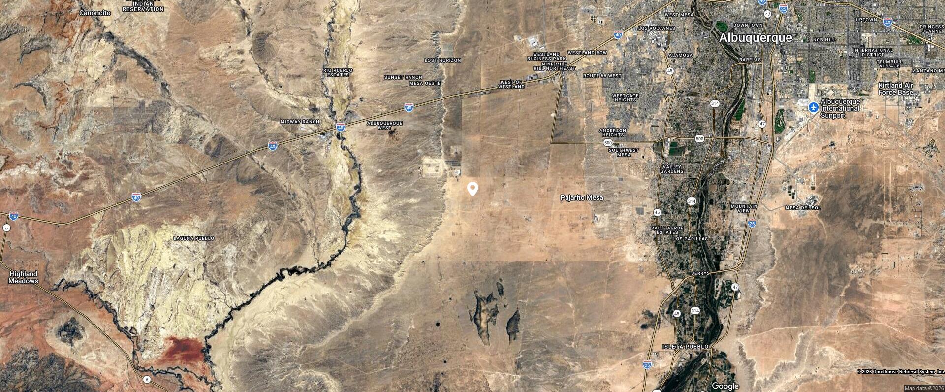 Photo 2 —  Off Pajarito (PRT21) Road SW