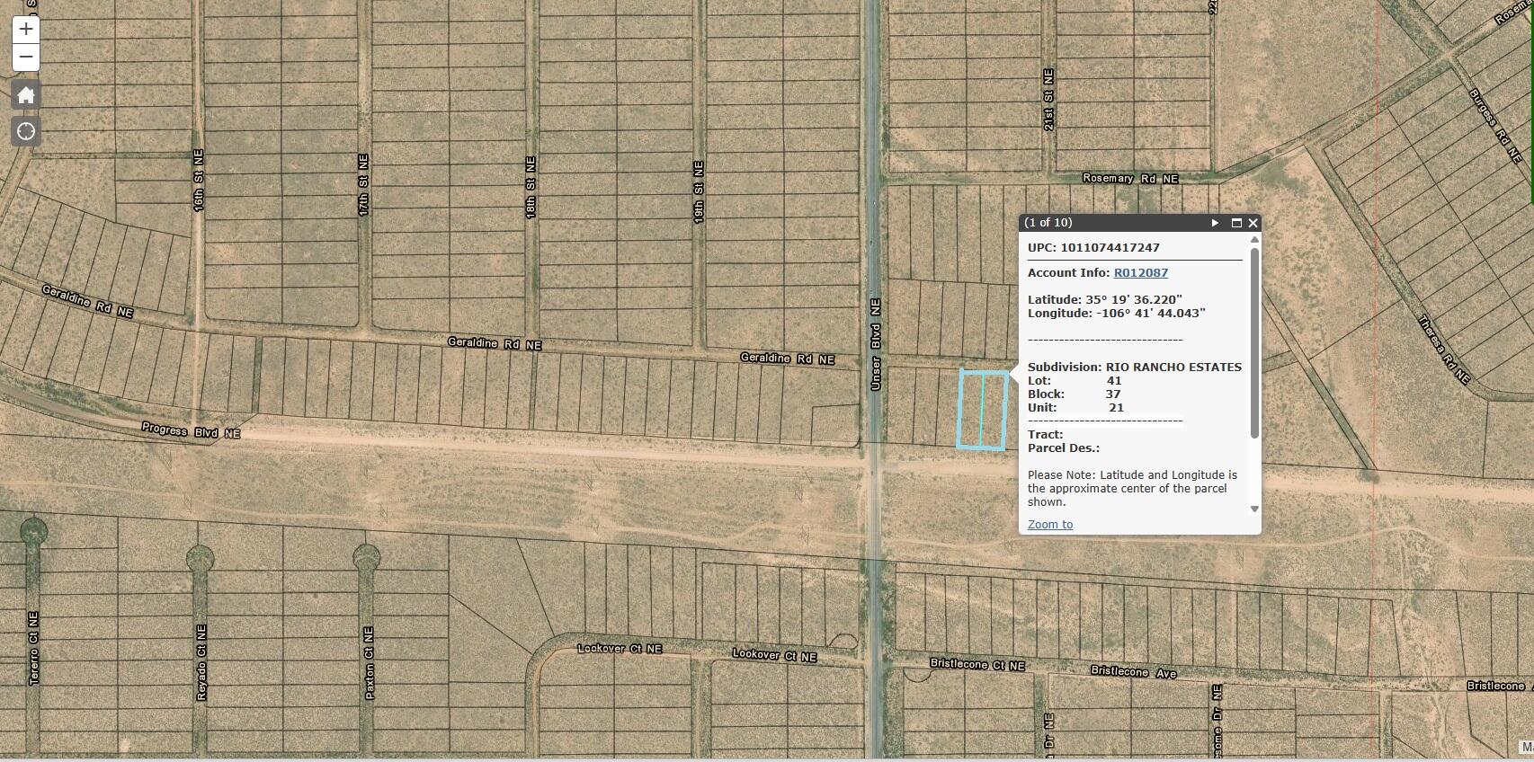 2 lots JOYCE Road NE, Rio Rancho, NM 87144