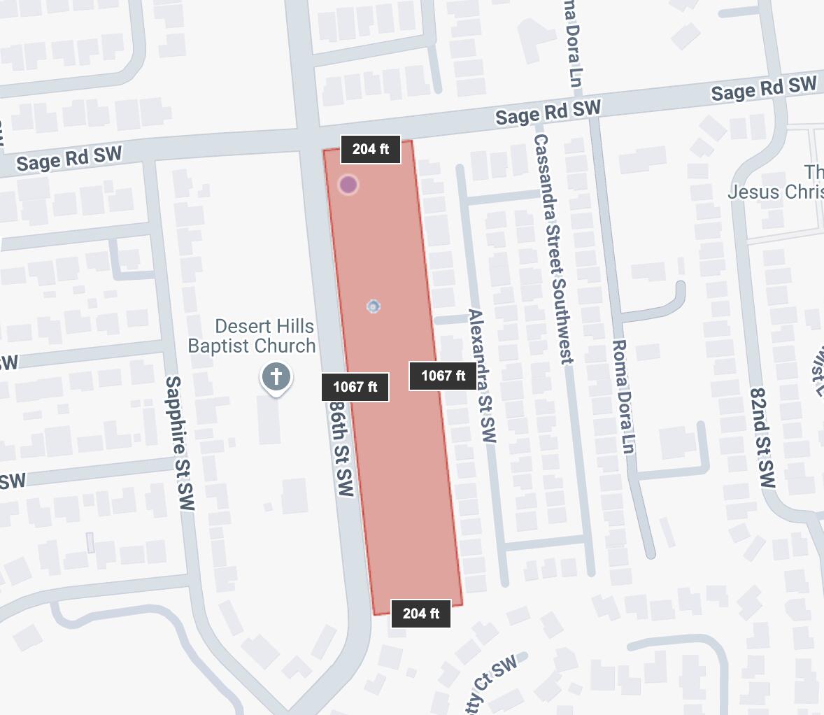 Photo 2 —  Sage Road SW