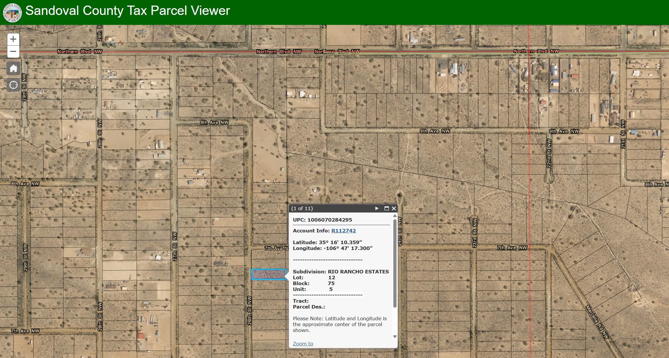 lot 12 26th Street NW, Rio Rancho, NM 87144
