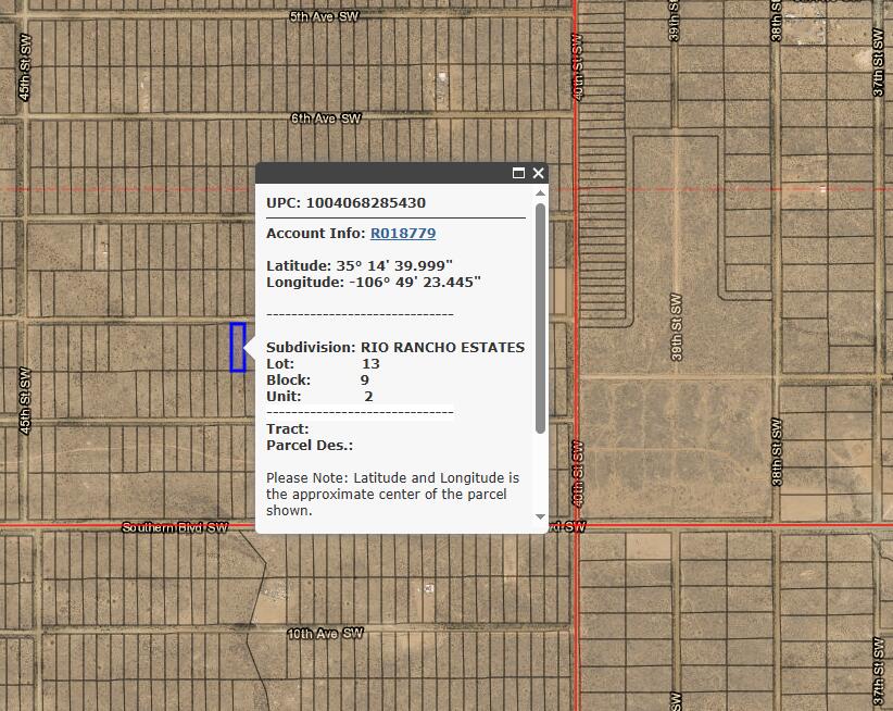 40th St & 8th Ave SW, Rio Rancho, NM 87124