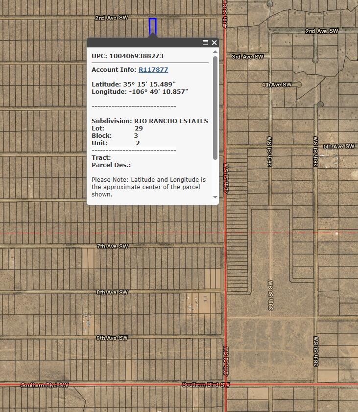  40th St & 2nd Ave SW, Rio Rancho, NM 87124