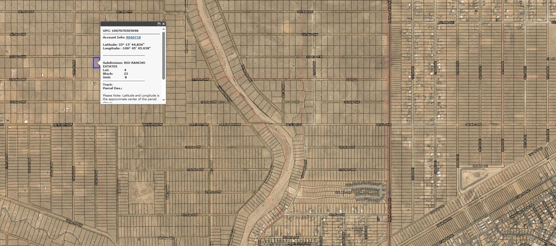  3rd (U8 B23 L4) Avenue SW 8, Rio Rancho, NM 87124