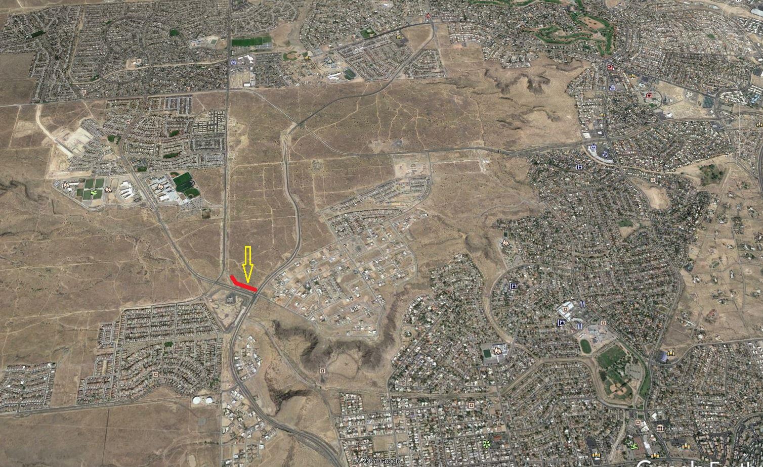 Photo 2 —  Rainbow Blvd & Unser Blvd NW