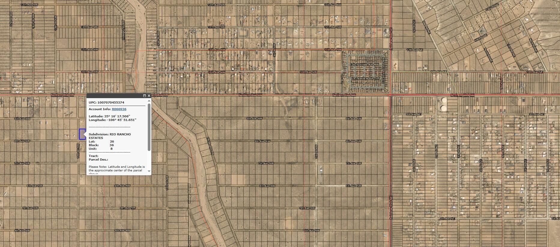  8th (U8 B36 L36) Avenue NW 8, Rio Rancho, NM 87124