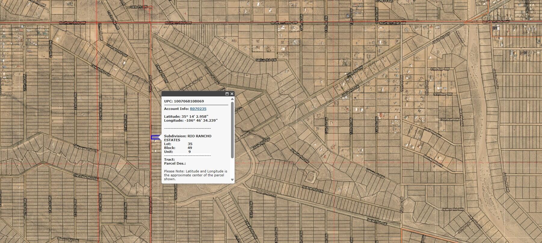  20th (U9 B49 L35) Street SW 9, Rio Rancho, NM 87124