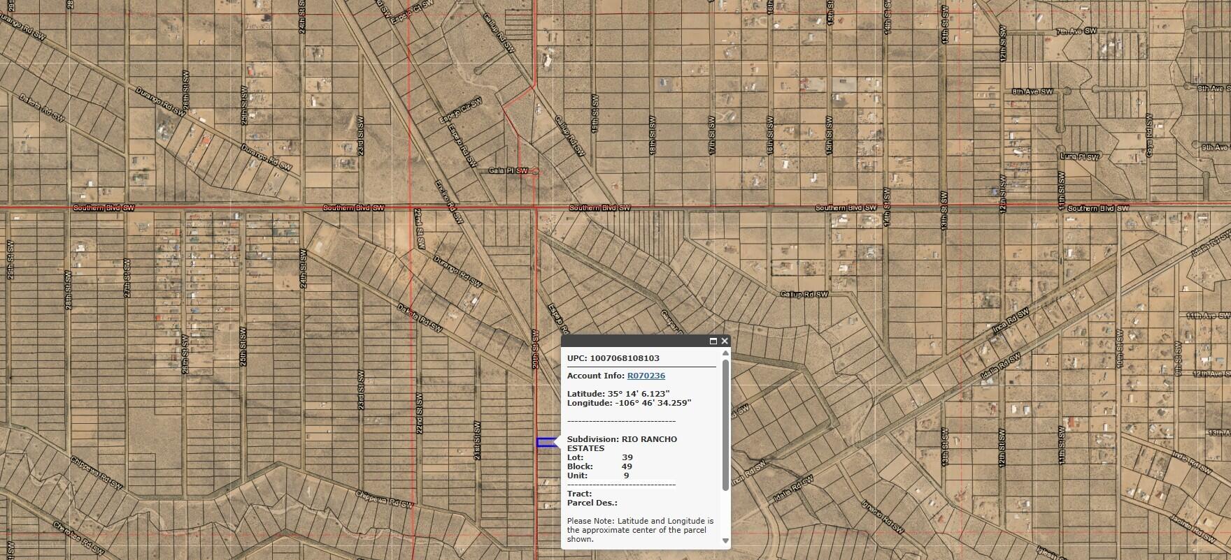  20th (U9 B49 L39) Street SW 9, Rio Rancho, NM 87124