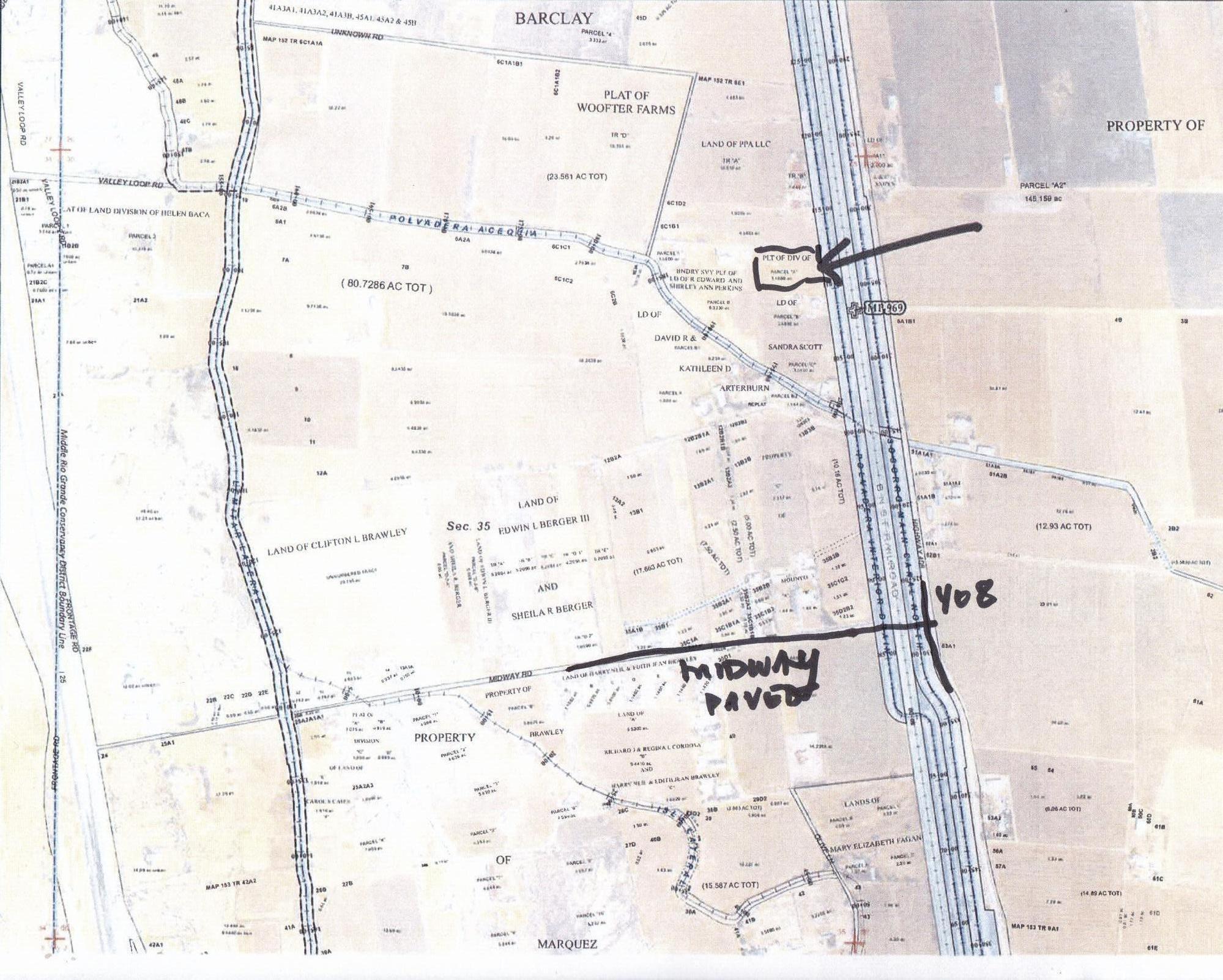 Photo 4 —  MIDWAY RD./DITCH