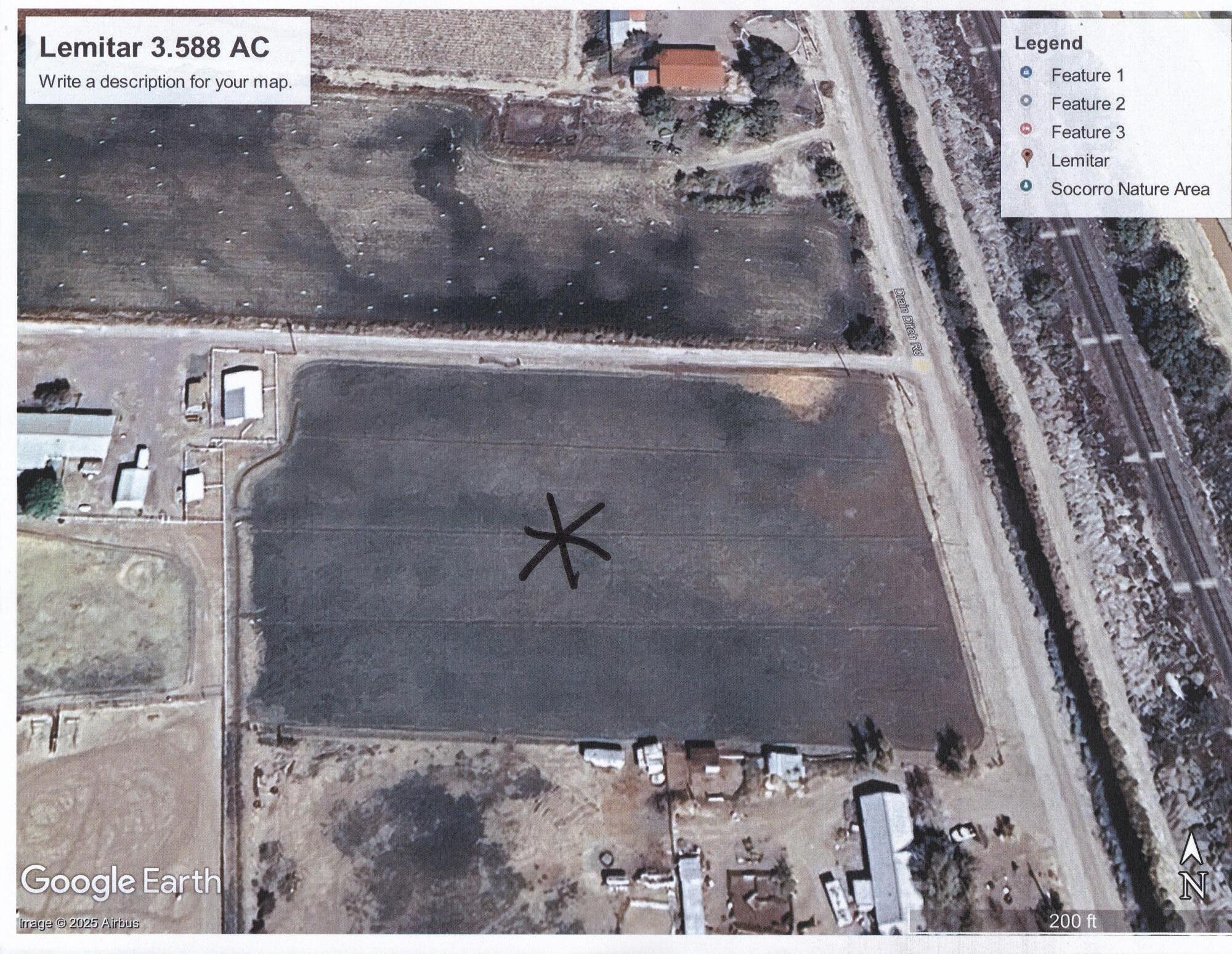 Photo 2 —  MIDWAY RD./DITCH