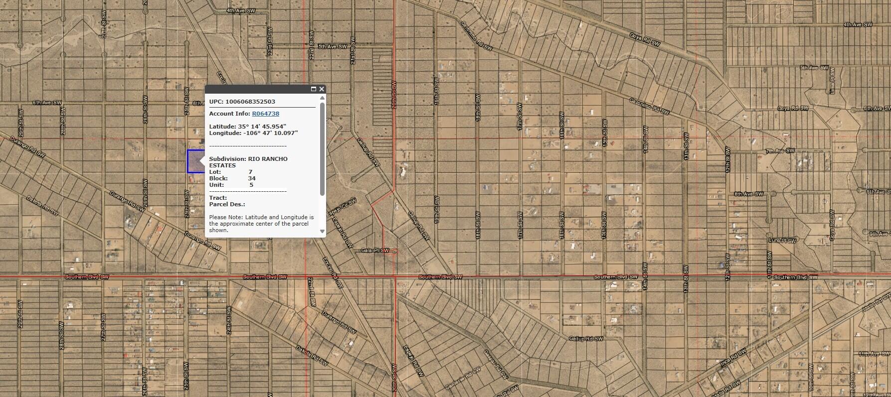  25th (U5 B34 L7) Street SW 5, Rio Rancho, NM 87124