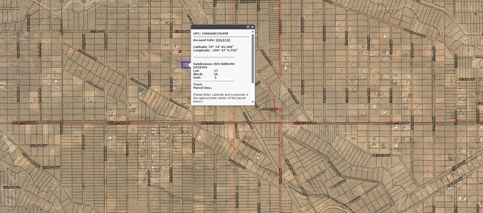  24th (U5 B34 L17) Street SW 5, Rio Rancho, NM 87124