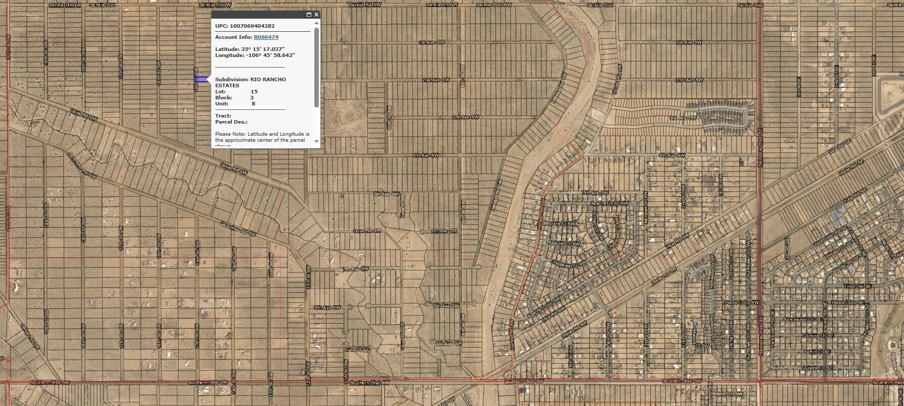  15th (U8 B3 L15) Street NW 8, Rio Rancho, NM 87124