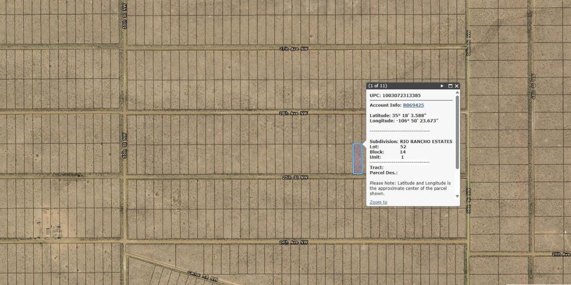 1 lot 25th Street NW, Rio Rancho, NM 87124