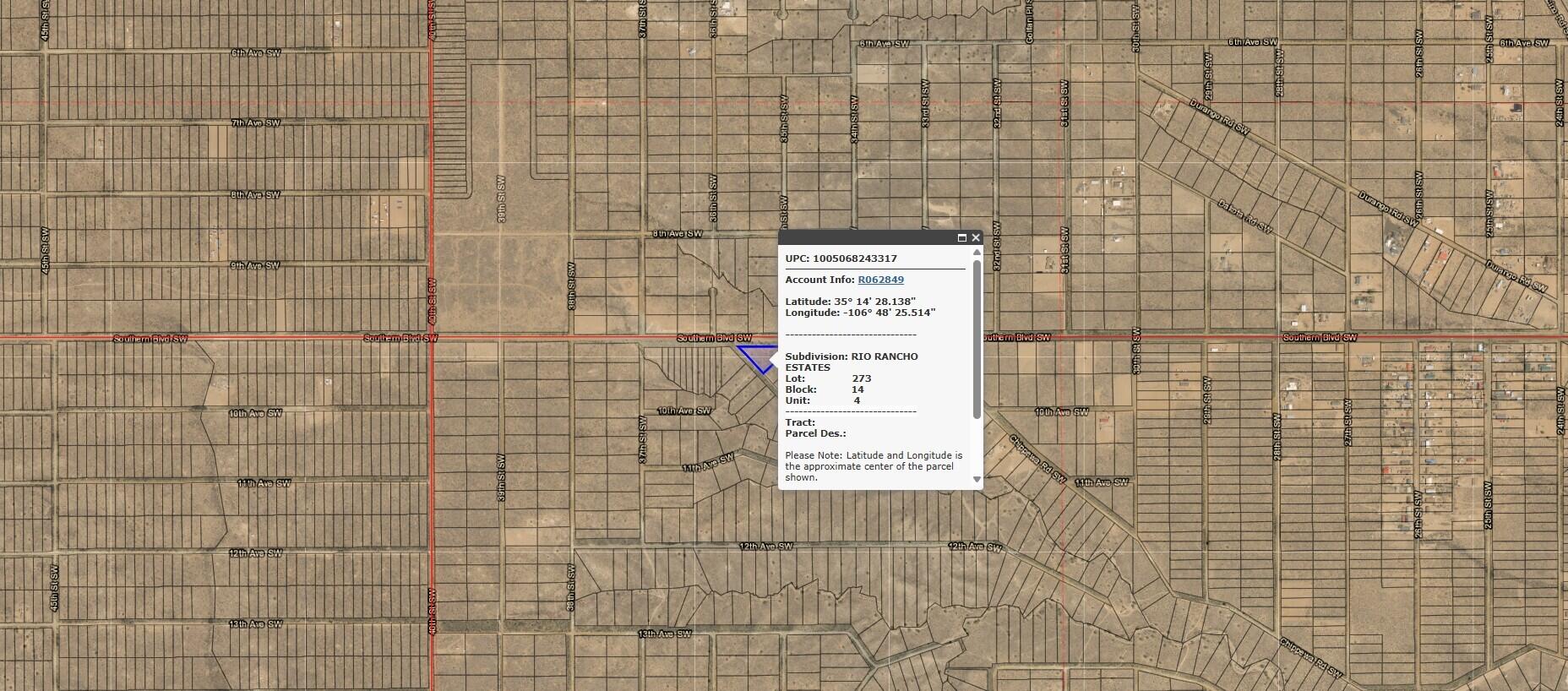  Cheyenne (U4 B14 L273) Road SW 4, Rio Rancho, NM 87124