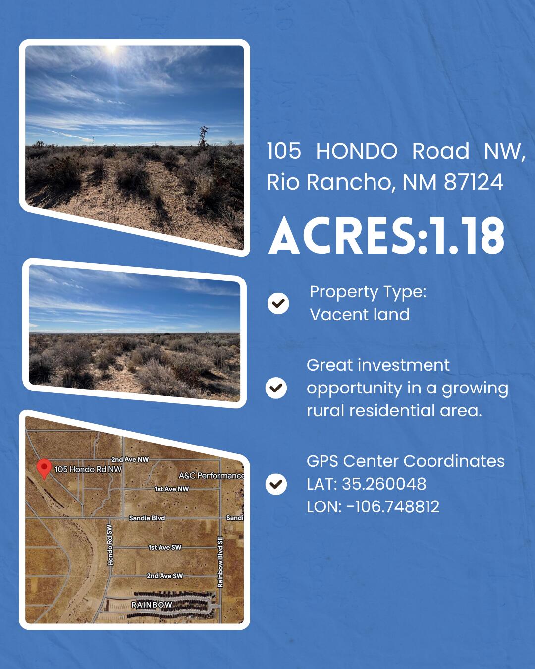 105 HONDO Road NW, Rio Rancho, NM 87124