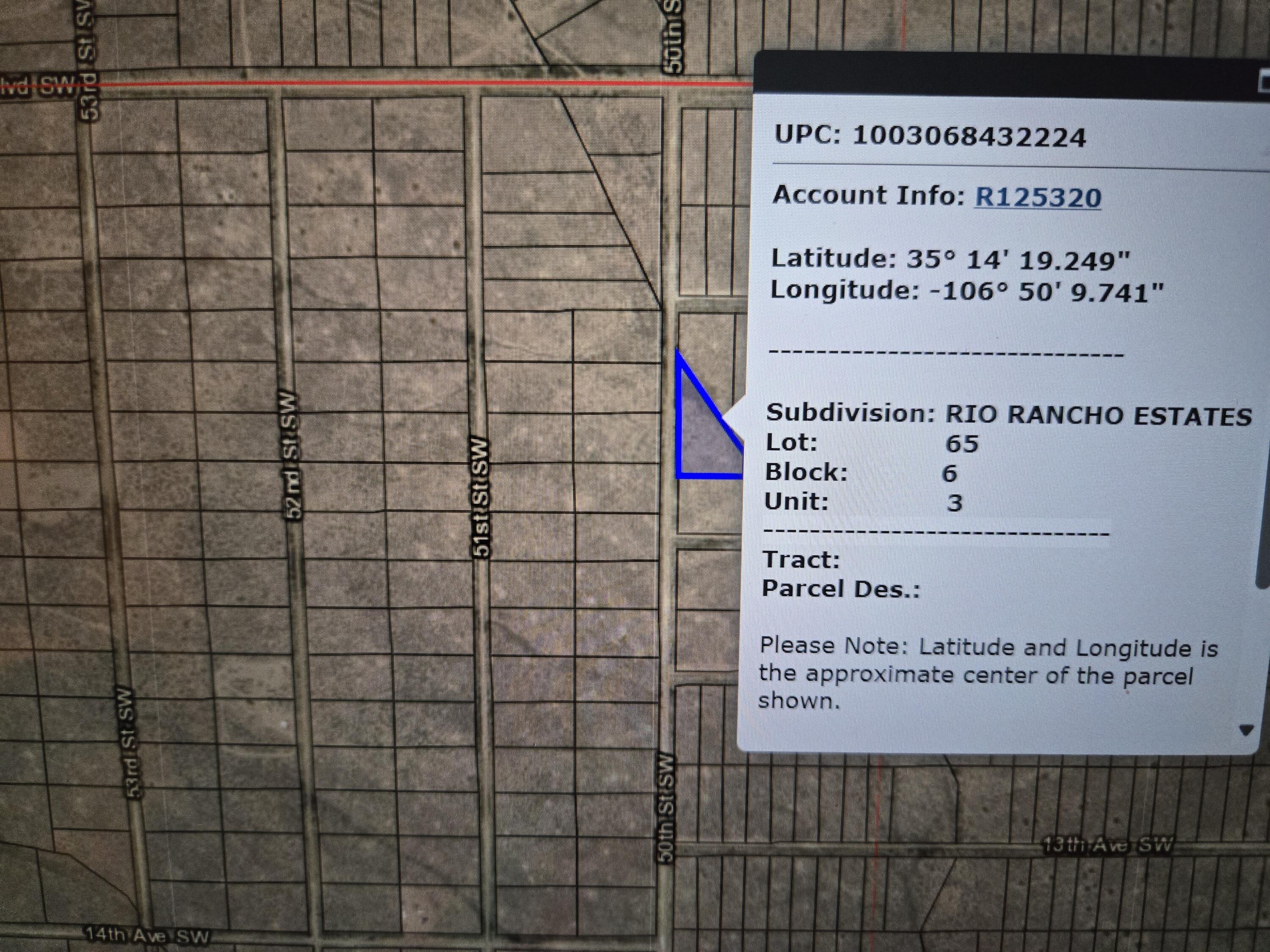 0 50th St SW Blk 6 Lot 65 Unit 3, Rio Rancho, NM 87124