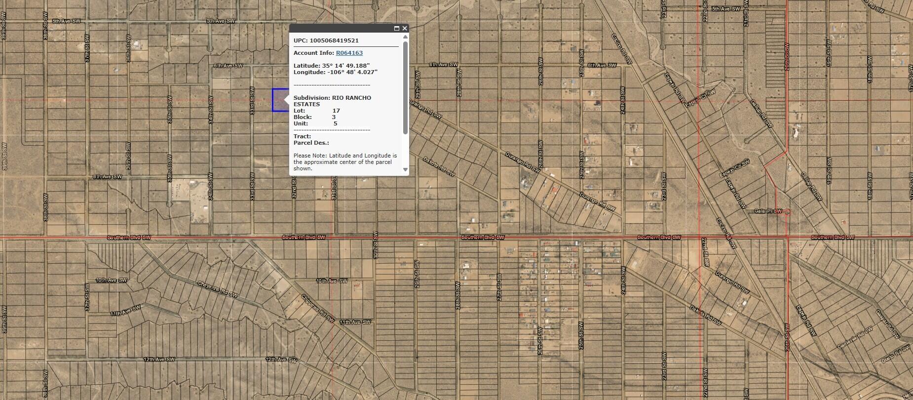  32nd (U5 B3 L17) Street SW 5, Rio Rancho, NM 87124