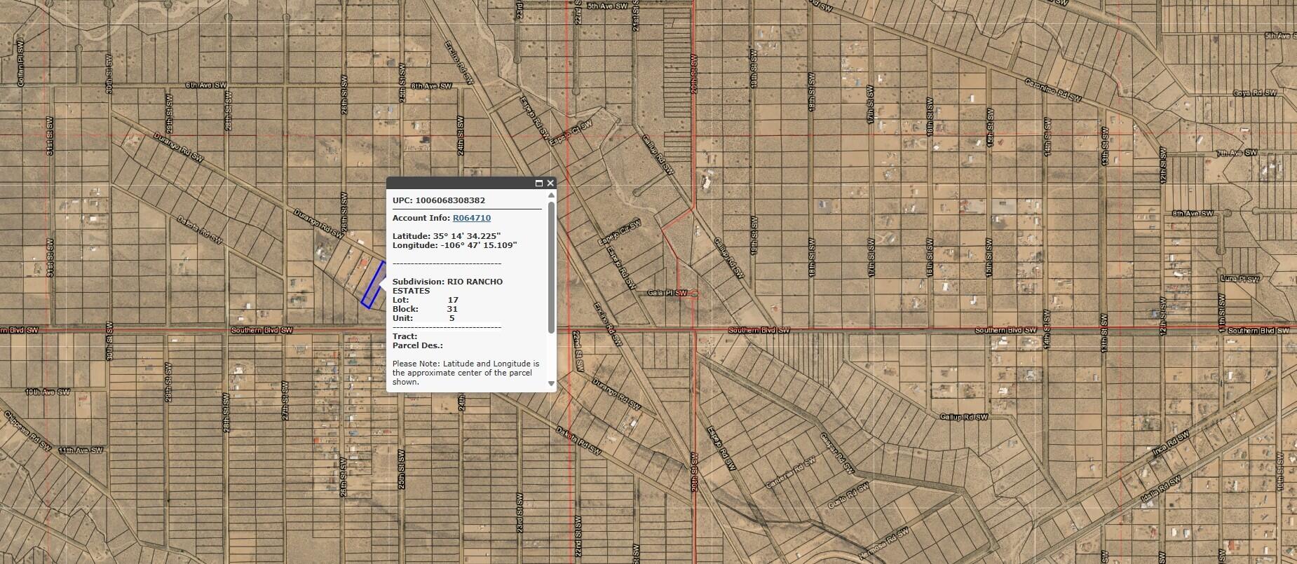  Durango (U5 B31 L17) Road SW 5, Rio Rancho, NM 87124