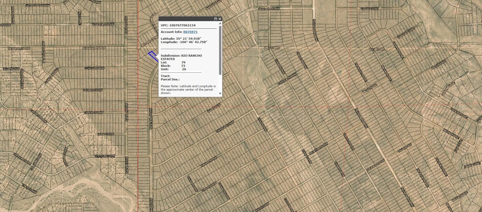  Seranade (U26 B73 L79) Street NW 26, Rio Rancho, NM 87124