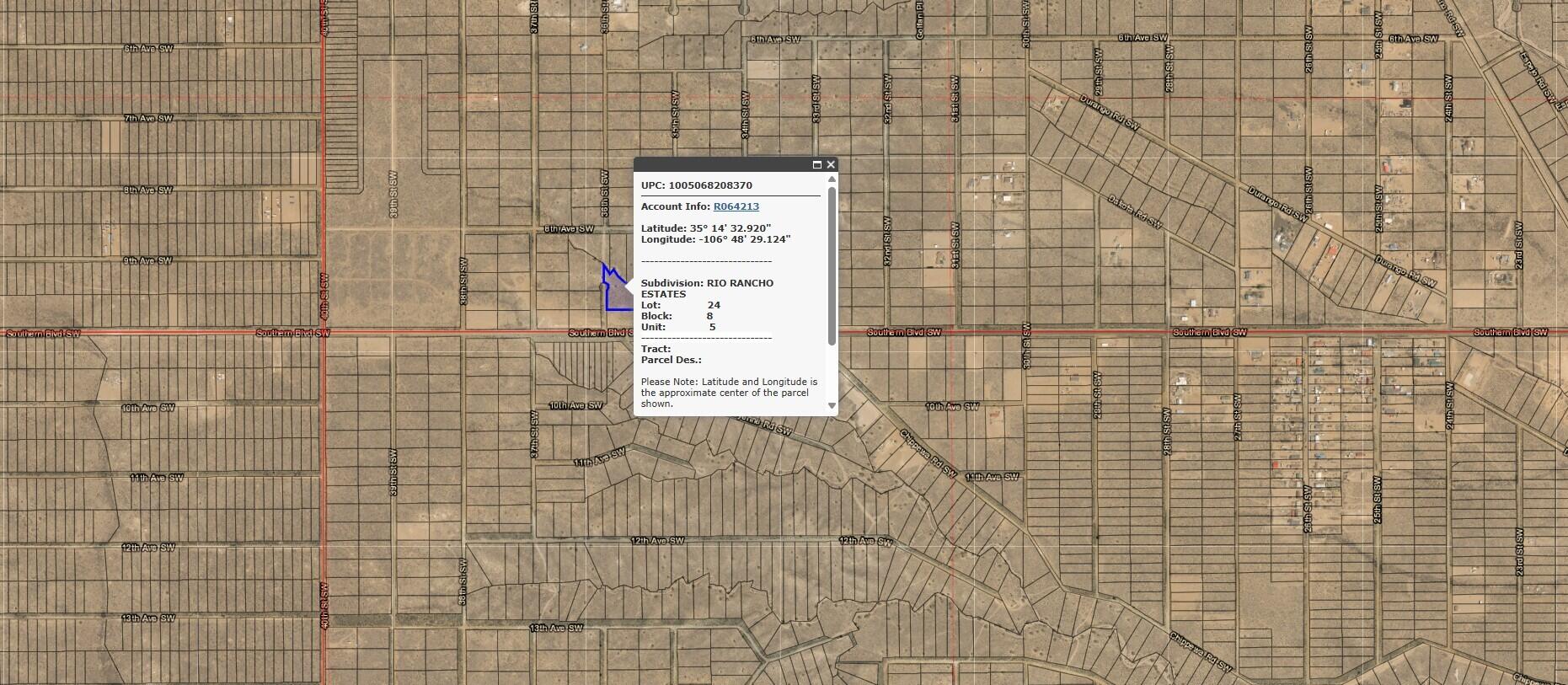  36th (U5 B8 L24) Street SW 5, Rio Rancho, NM 87124
