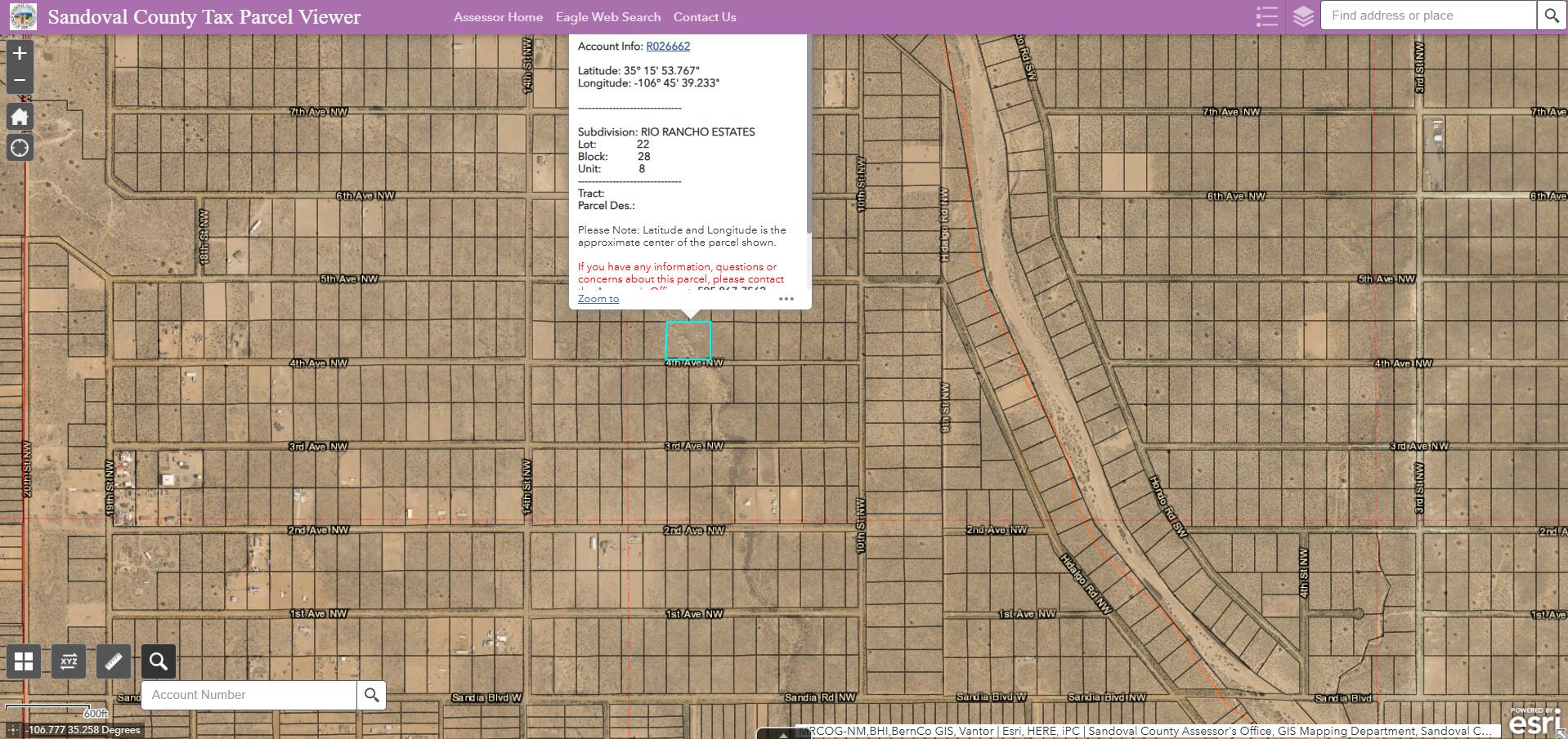  4th (U8 B28 L22) Avenue NW, Rio Rancho, NM 87124
