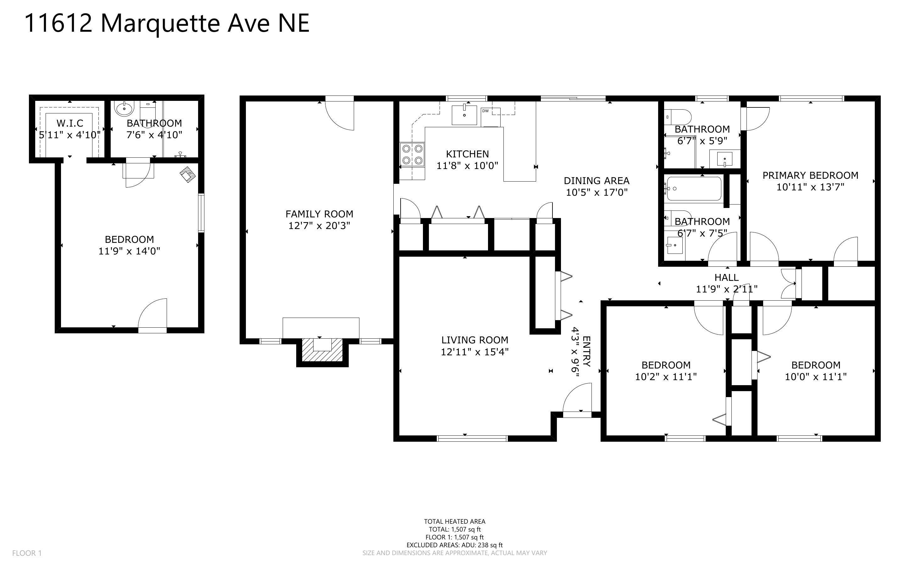 Photo 3 — 11612 Marquette Avenue NE