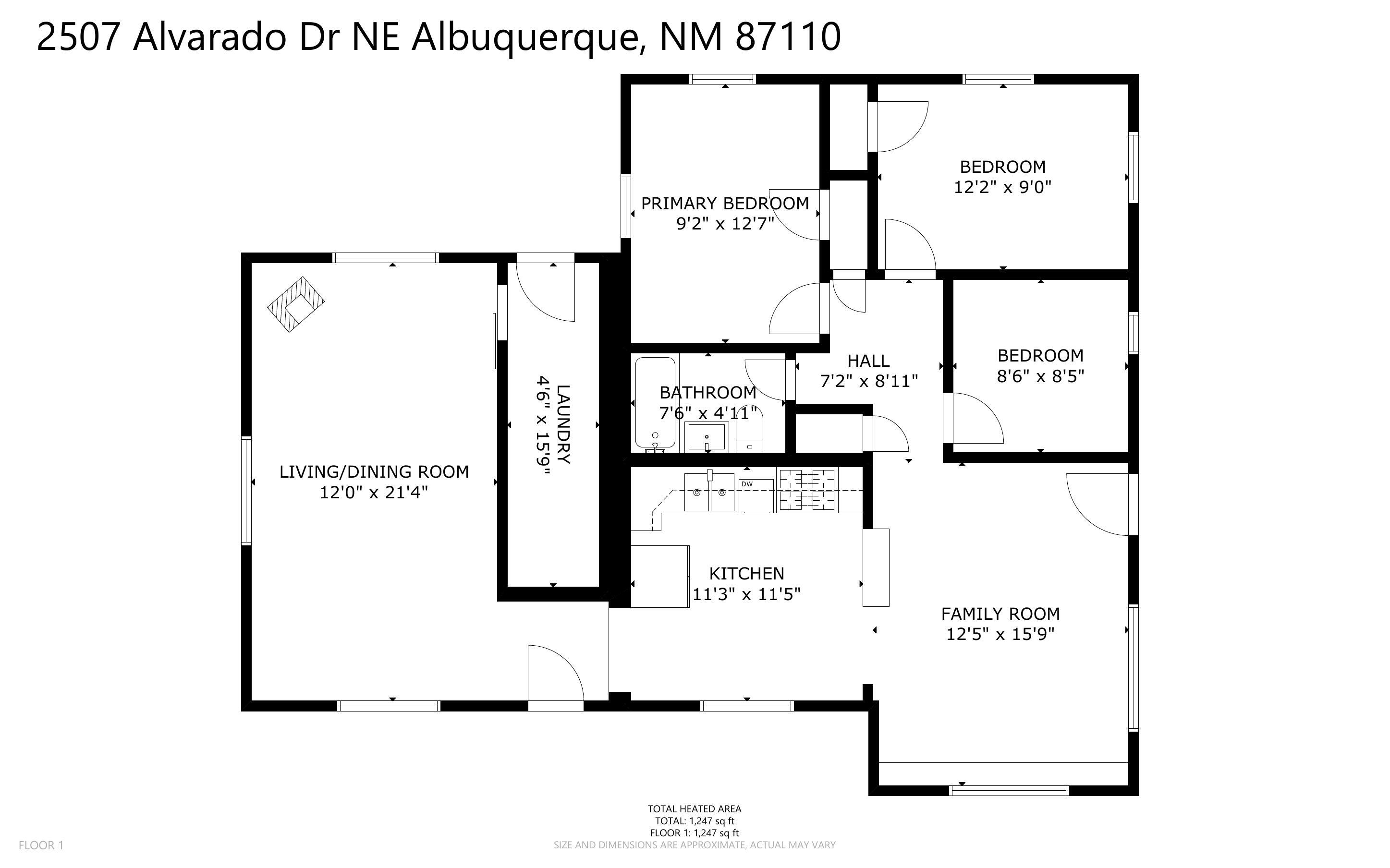 Photo 2 — 2507 Alvarado Drive NE