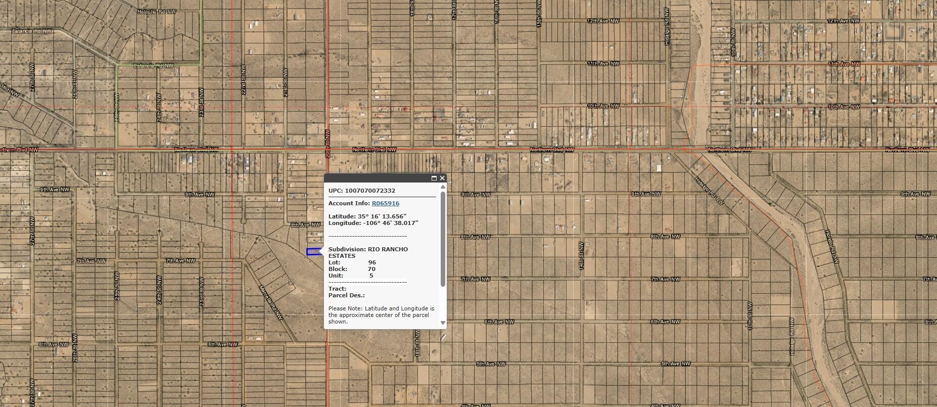  20th (U5 B70 L96) Street SW 5, Rio Rancho, NM 87124