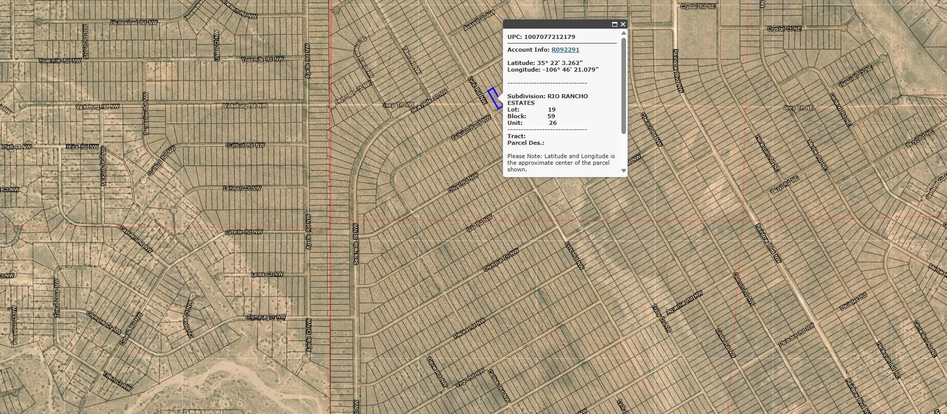  Felician (U26 B59 L19) NW 26, Rio Rancho, NM 87144