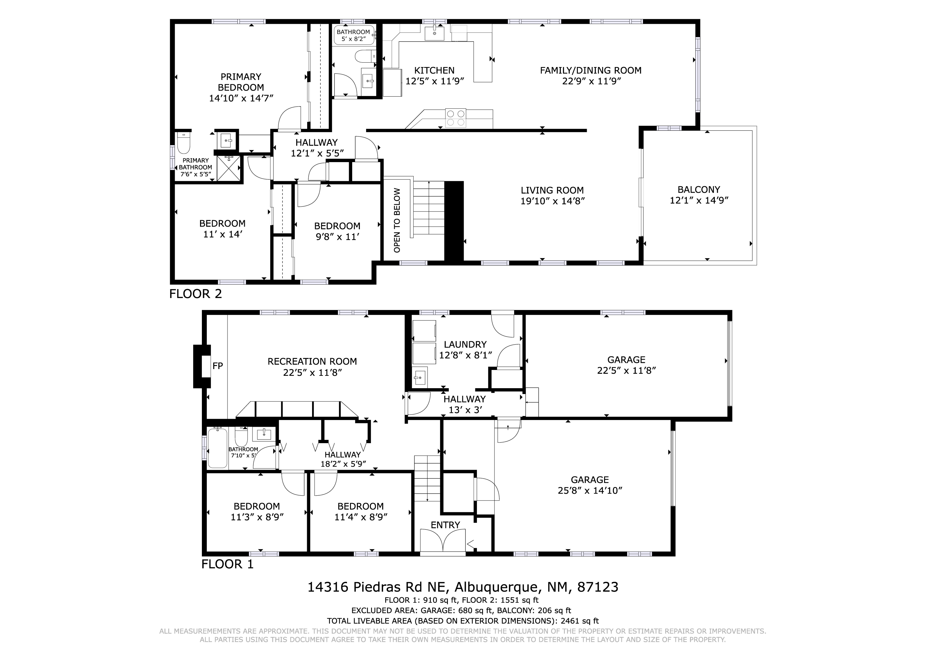 Photo 2 — 14316 Piedras Road NE