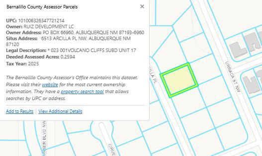 Photo 3 —  2Lot Package 6509/6513 Arcilla Place NW