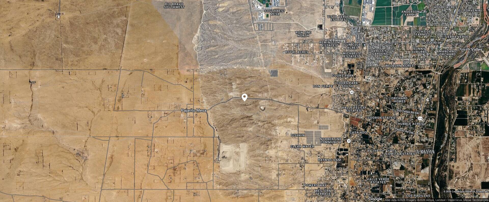 Photo 4 — On Pajarito (DFE) Road SW