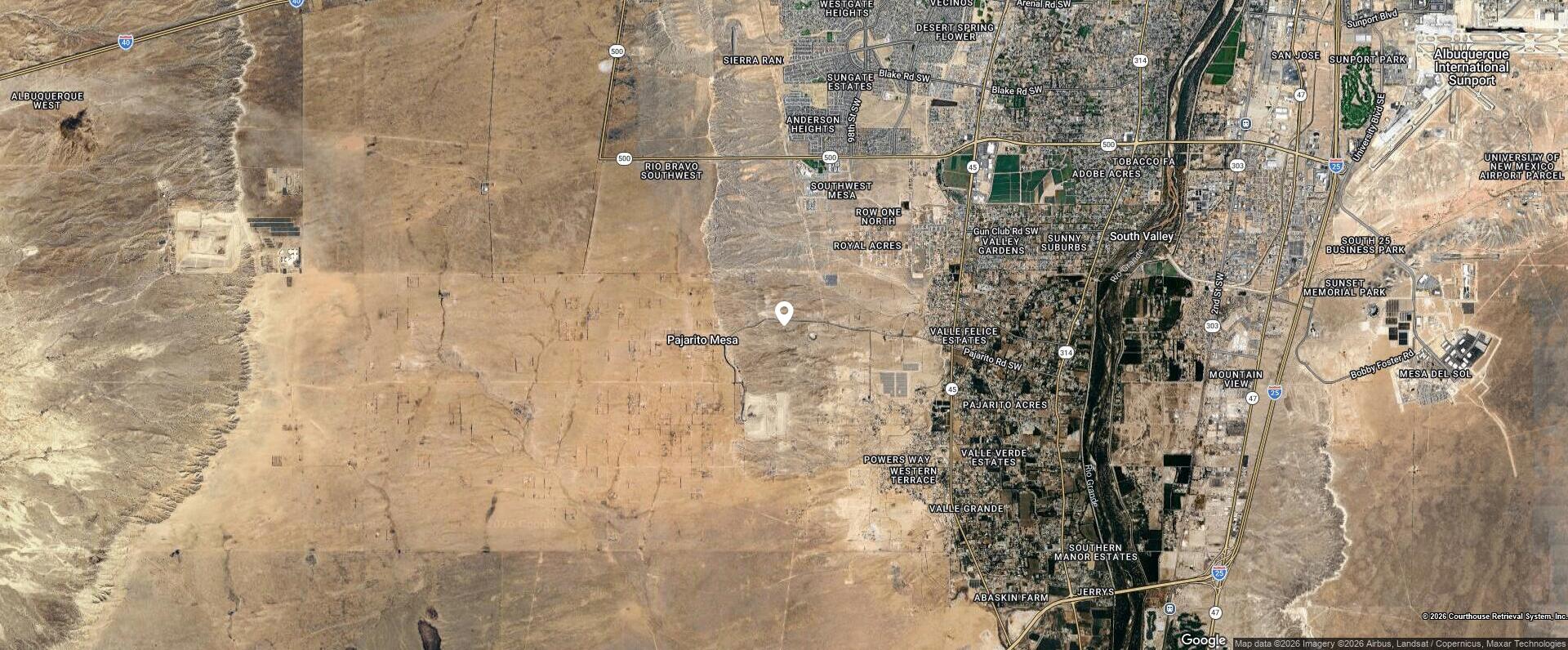 Photo 3 — On Pajarito (DFE) Road SW