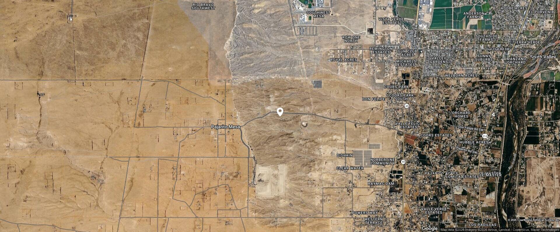 Photo 4 — On Pajarito (DFW) Road SW