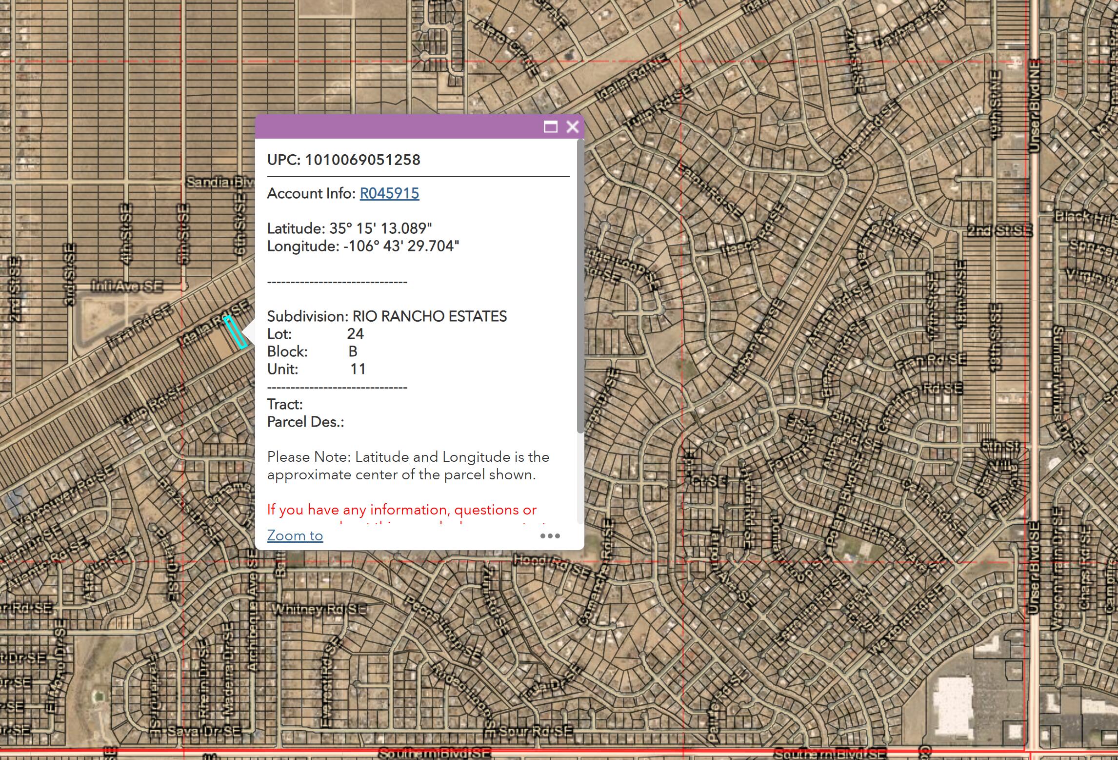  Idalia SE Lot U11 Block B L24, Rio Rancho, NM 87124