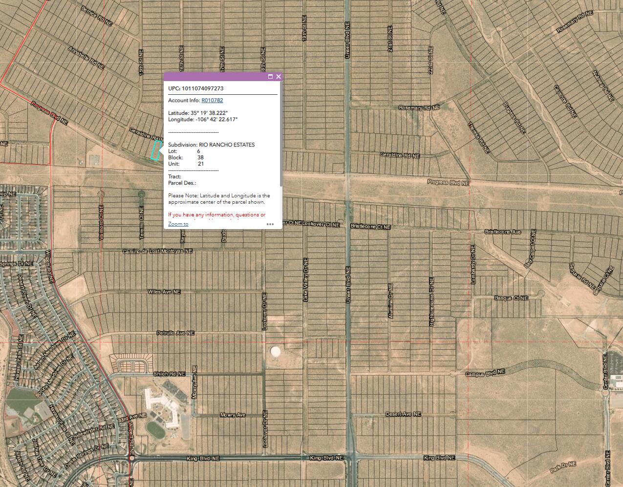 Photo 2 —  4 Lots at Rio Rancho Estates
