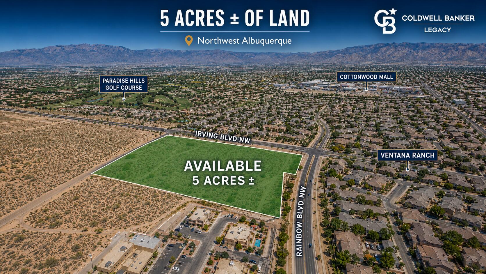 5 Acres Northwest, Albuquerque, NM 87114