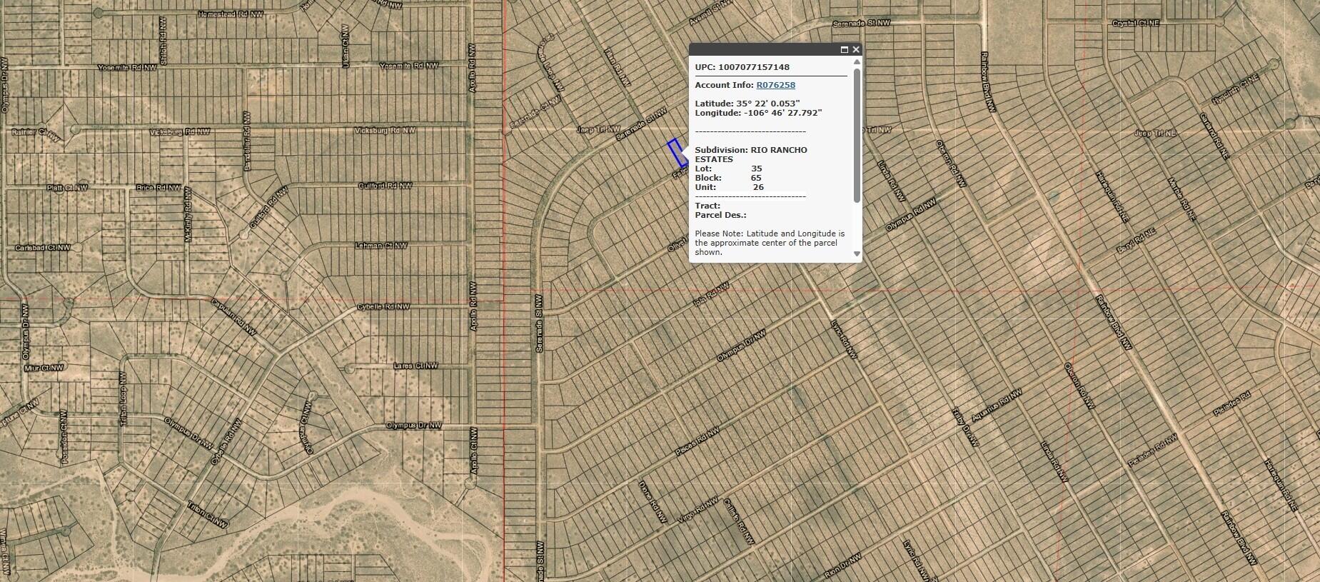  Felician U26 B65 L35 Road NW 26, Rio Rancho, NM 87144
