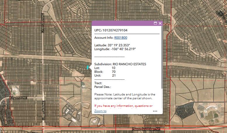 Photo 4 —  8 Lots at Rio Rancho Estates