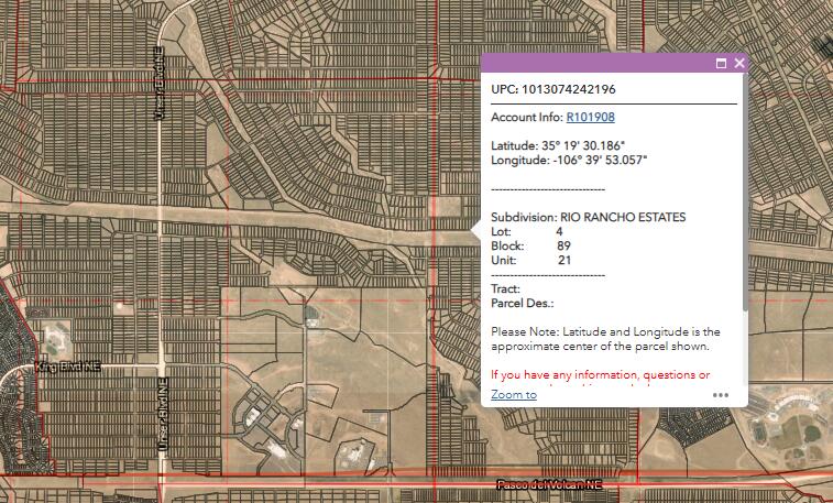 Photo 5 —  8 Lots at Rio Rancho Estates