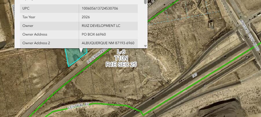 Photo 2 —  Atrisco Vista & I-40 Frontage NW